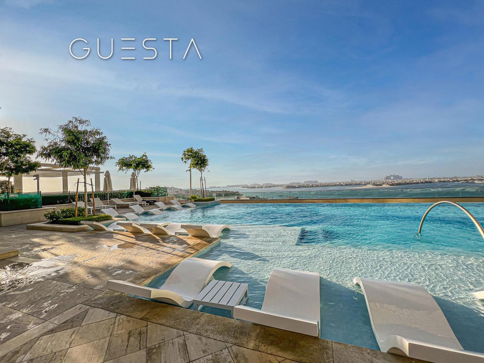 Emaar Beachfront - Sunrise Bay Tower, Dubai Marina Rom bilde